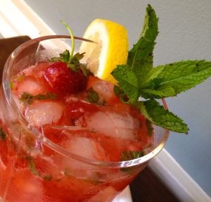 Strawberry Bourbon Lemonade