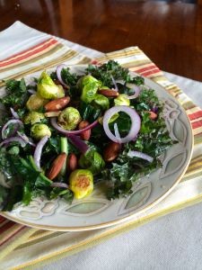 Brussels Sprouts and Kale Salad | pkway