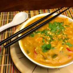 Leftover Wonderment: Vietnamese Noodle Soup with Squash, Coconut, and Curry (Video)