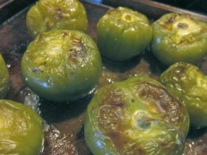 Roasted Tomatillos