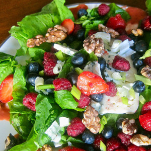 Strawberry and Blue Cheese Salad