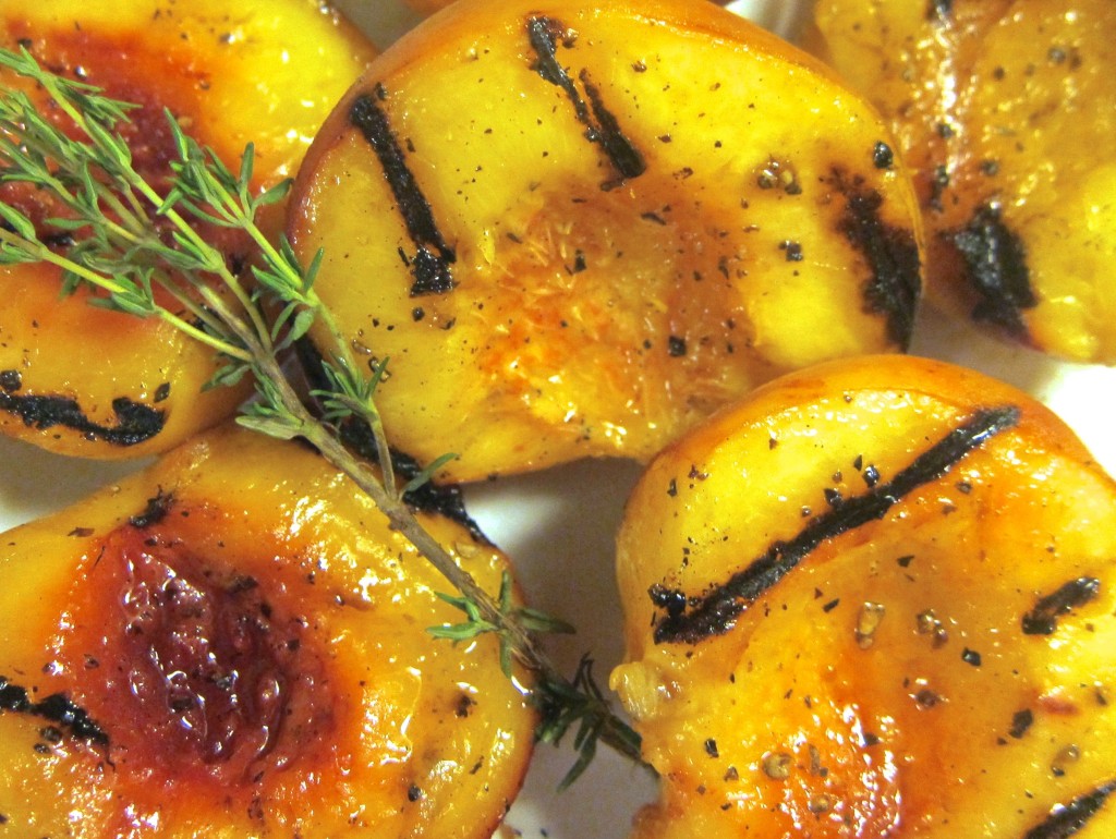 Grilled Peaches | #pkway