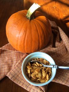 Sugar Pumpkin and Roasted Seeds