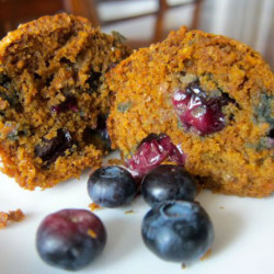 Whole Grain Madness Blueberry Muffins