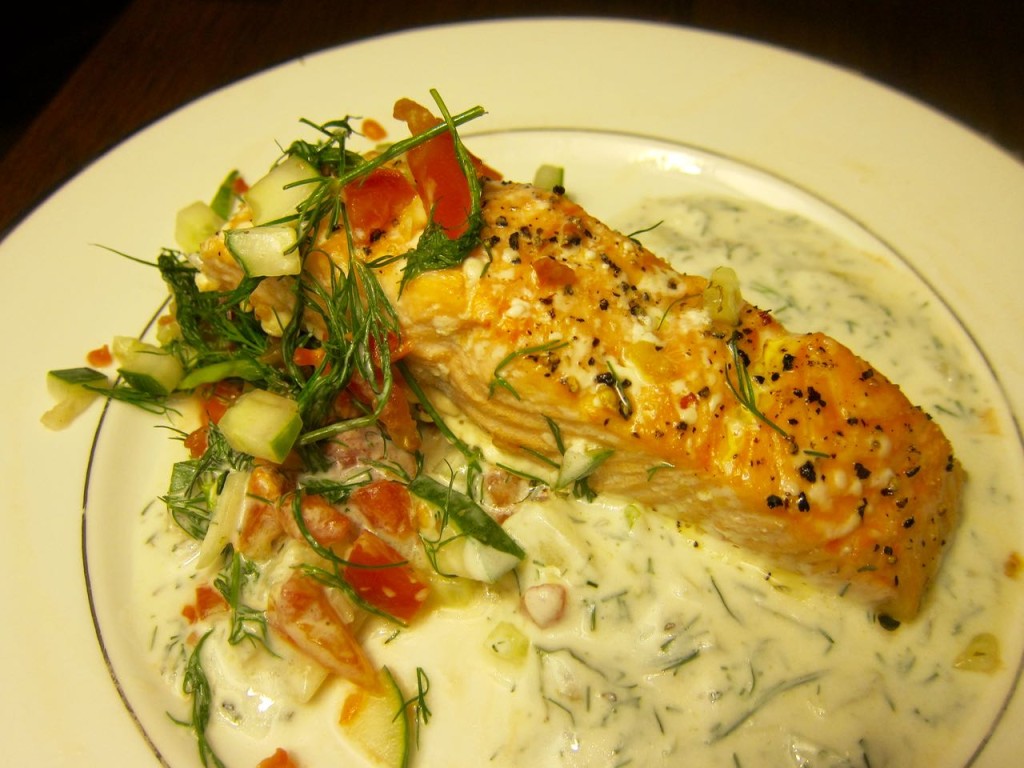 Salmon Tzatziki