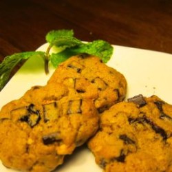 Dark Chocolate Chunk Cookies with Cherries and Walnuts