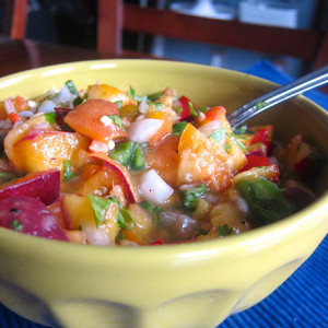 Peach Salsa | #pkway