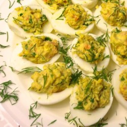 Healthy Holidays: Deviled Eggs with Smoked Salmon (May Include Caviar)