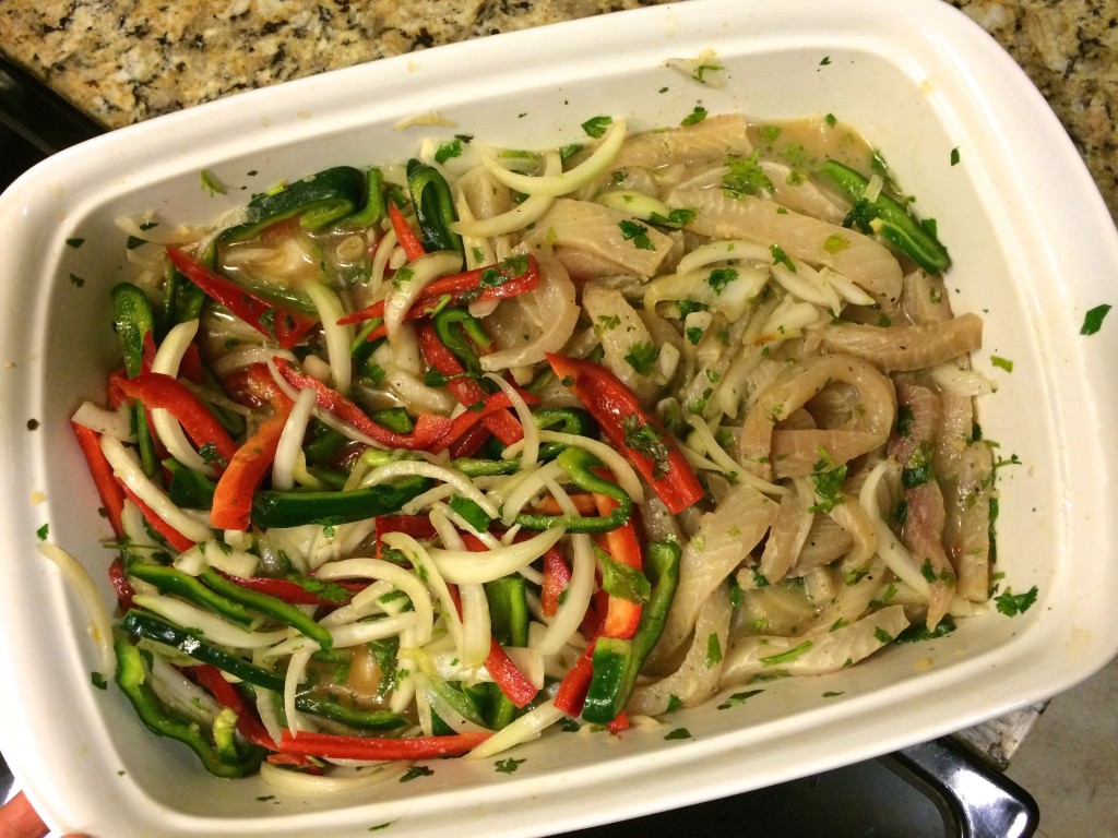 Marinated Fish for Fajitas