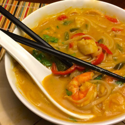 Bring on the Heat (Part 3): Vietnamese Soup with Red Curry and Coconut