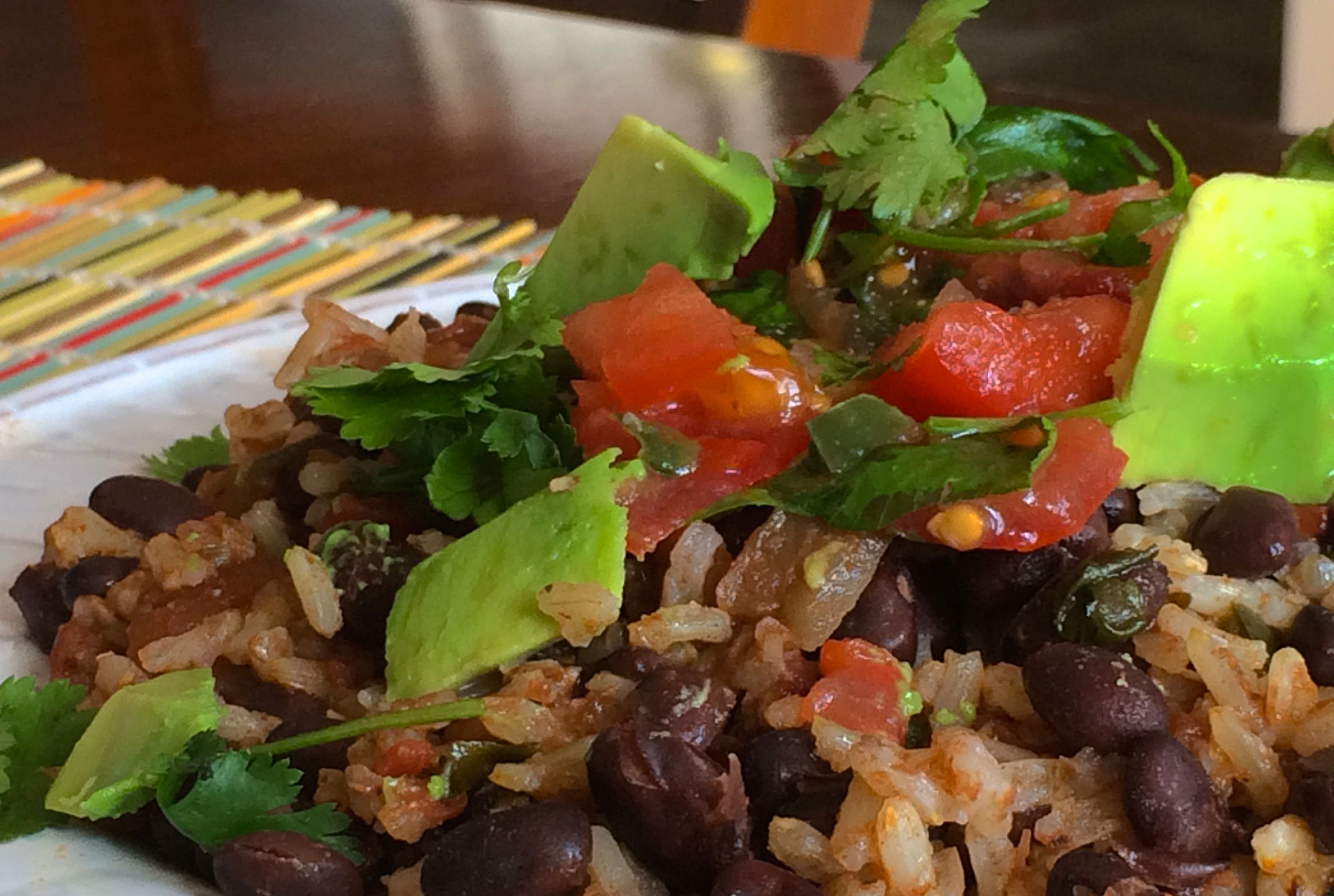 Mexican Rice and Beans | #pkway