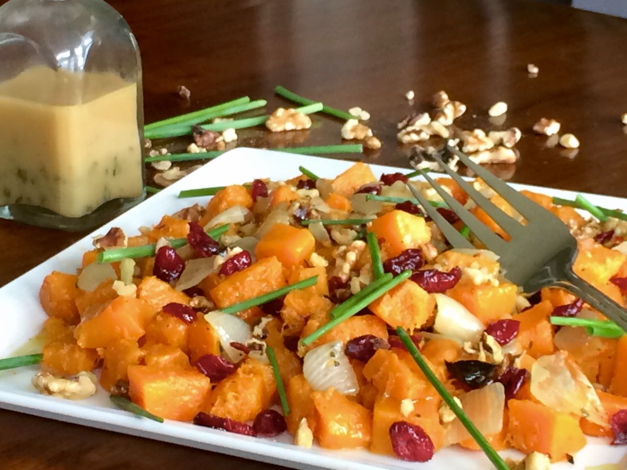 Butternut Squash Salad | #pkway