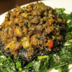 Healthy Holidays: Stuffed Mushrooms for Supper (Recipe)