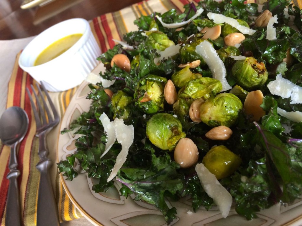 Kale Salad with Parmigiana