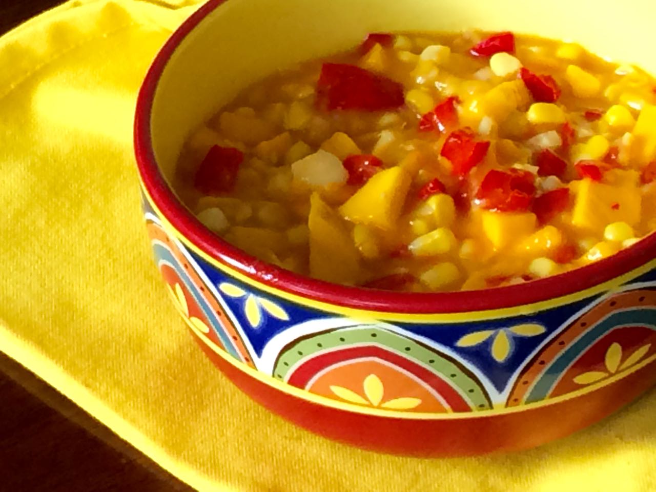 Corn Salsa with Mango